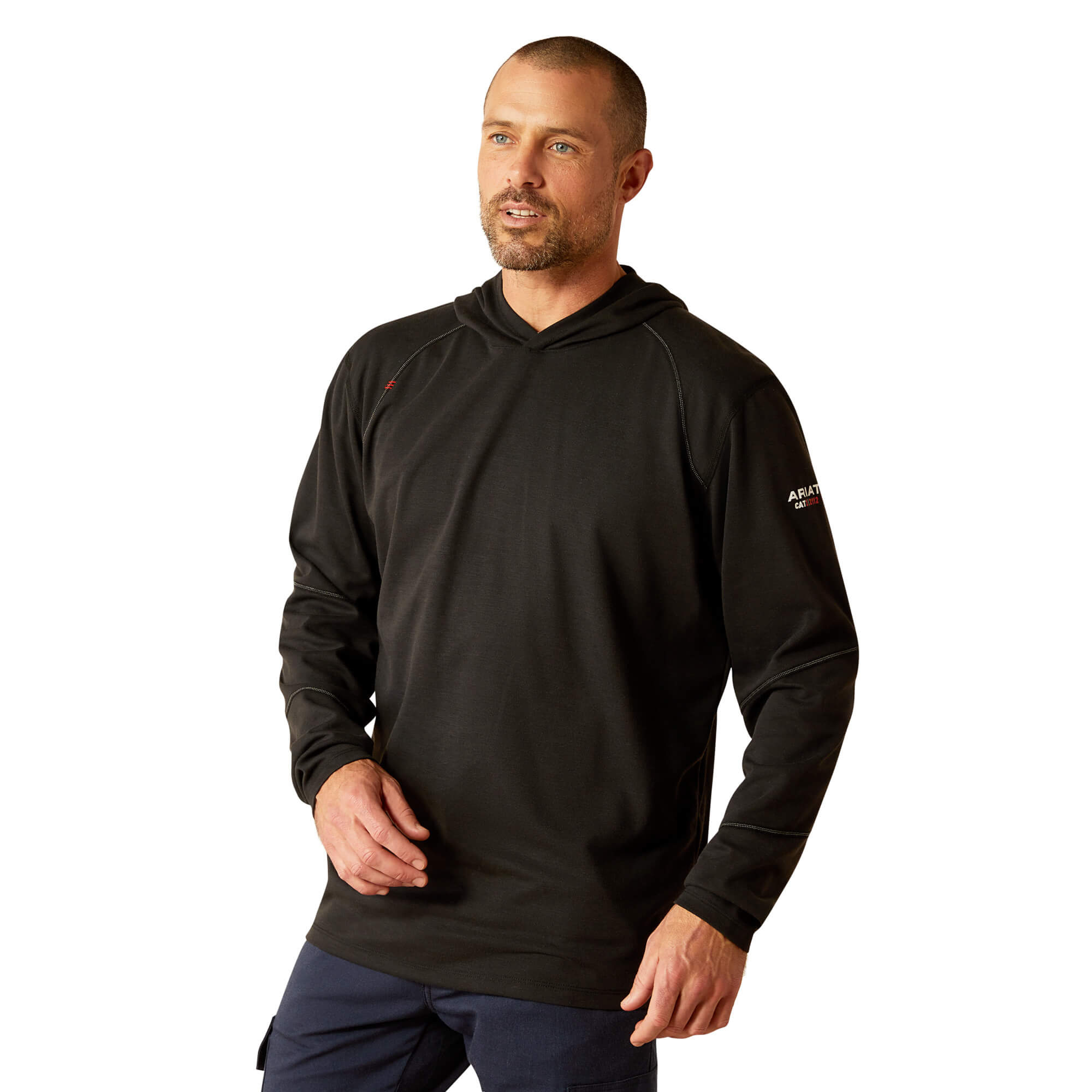 Ariat FR Primo Black Hooded T-Shirt from Columbia Safety